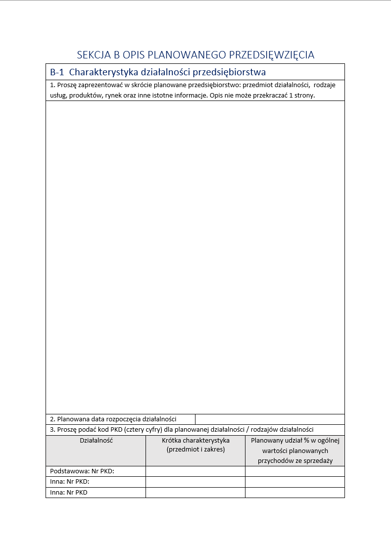Generator Biznesplanu 2.0 (System Excel + Wzór Wniosku)